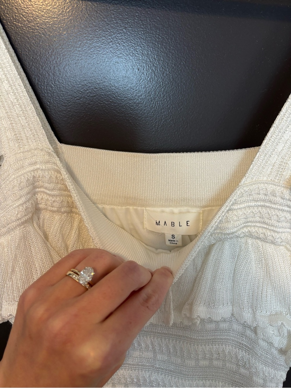 Tiered Maxi Dress in White - Picture 6 of 6